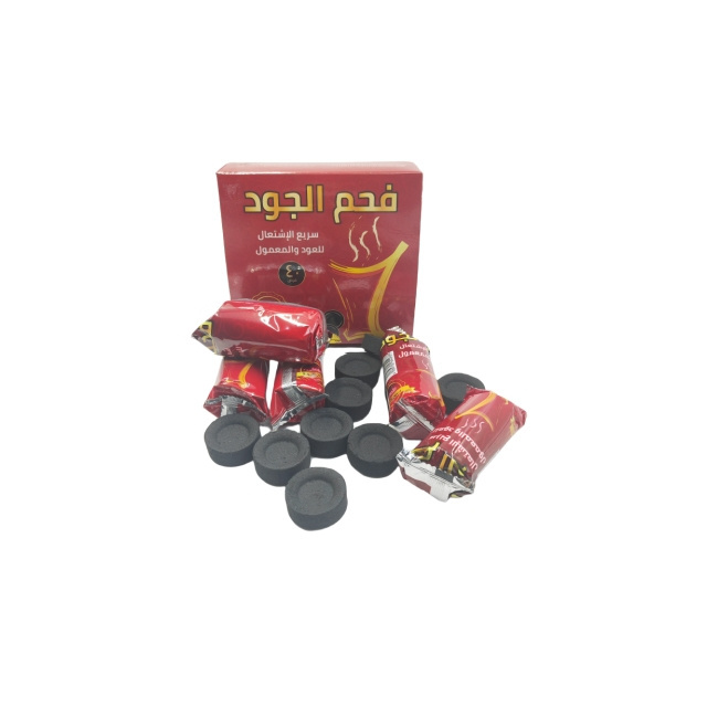 Wholesales Black Round Incense Tablets Quick Light Charcoal Arabian Shisha Charcoal