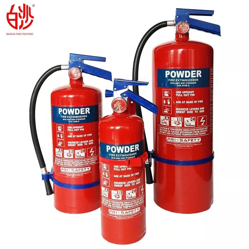 Customized Stainless Steel Fire Extinguisher Sticker ABC Valve For Fire Extinguisher