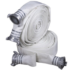 Factory outlet Fire Fighting Hose 15-30m pvc lay flat Canvas Rubber Fire Hose price