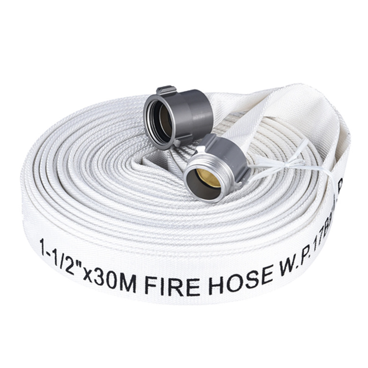 Factory outlet Fire Fighting Equipment 1.5inch Firehoses 15-30m pvc lay flat Rubber Fire Hose