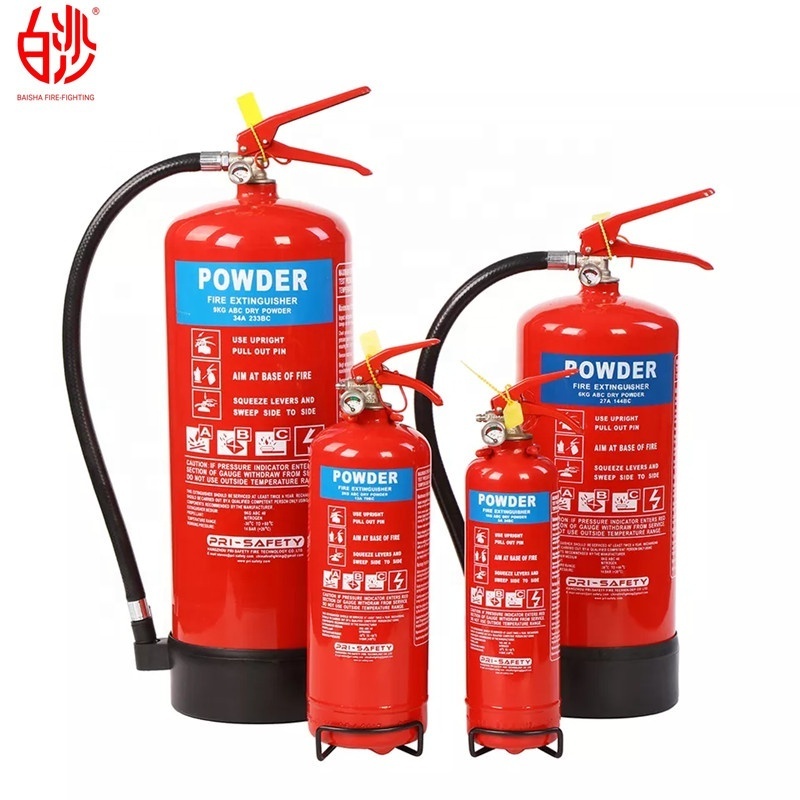 Customized Stainless Steel Fire Extinguisher Sticker ABC Valve For Fire Extinguisher