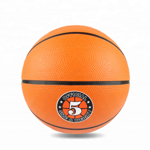 Sports Custom Ball Cheap Price Fashion Orange Rubber Basketball Ball Size 5