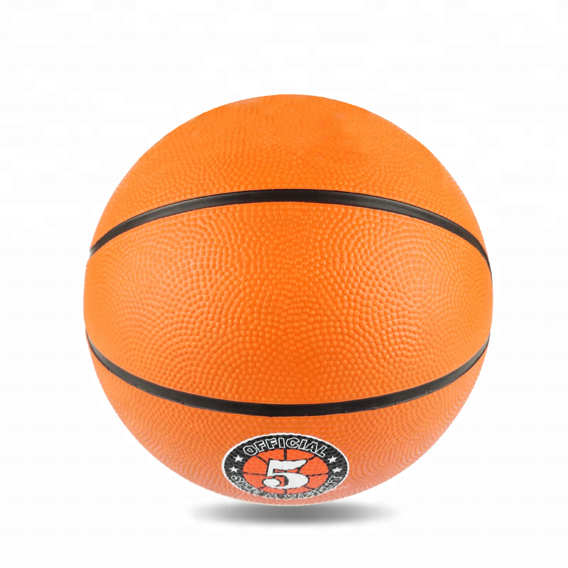 Sports Custom Ball Cheap Price Fashion Orange Rubber Basketball Ball Size 5