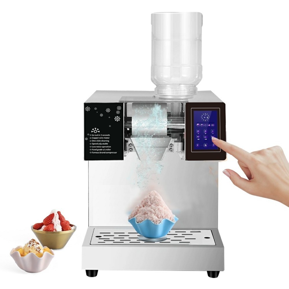 Snowflake shaved Ice Machine snow shaving Ice Flake Making Bingsu Machine