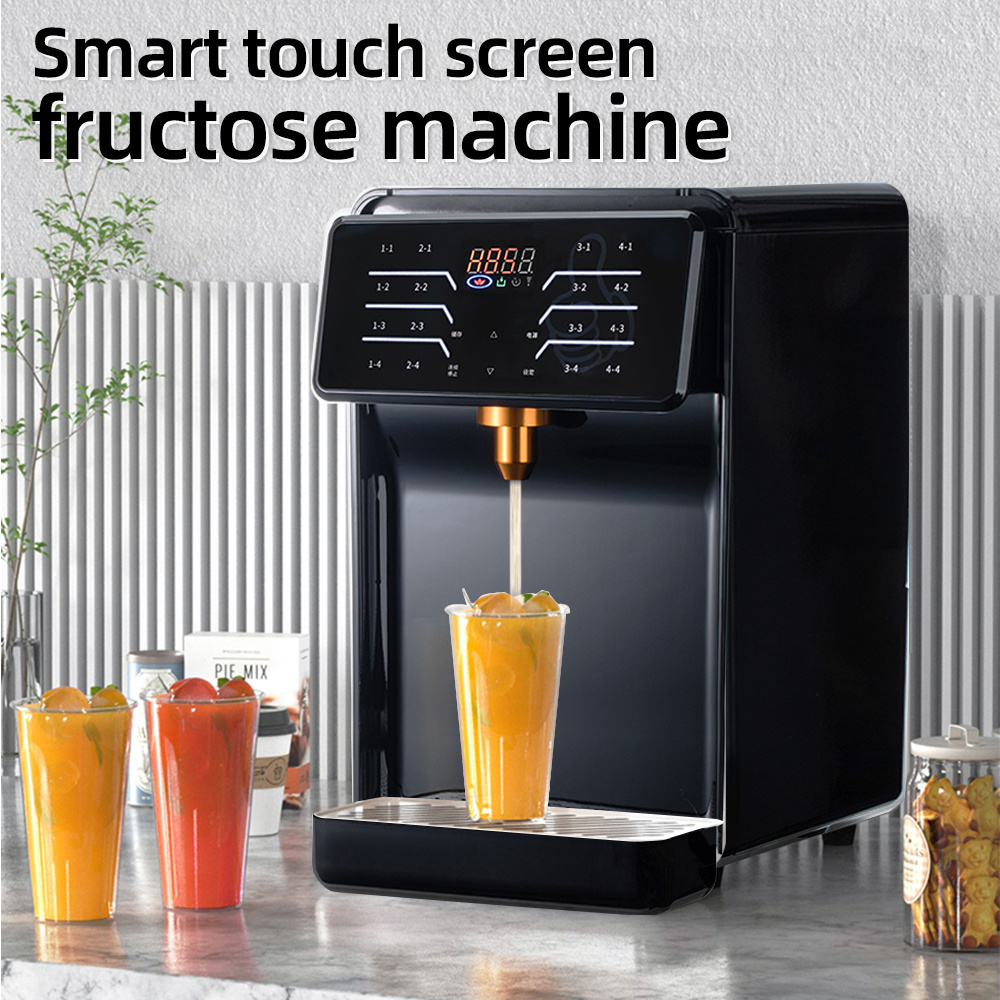 Automatic Sugar Fructose Quantizer Milk Tea Syrup Dispenser Machine