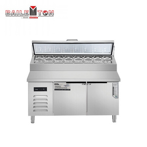 Factory Stainless Steel Refrigerator Salad Prep Counter salad bar counter