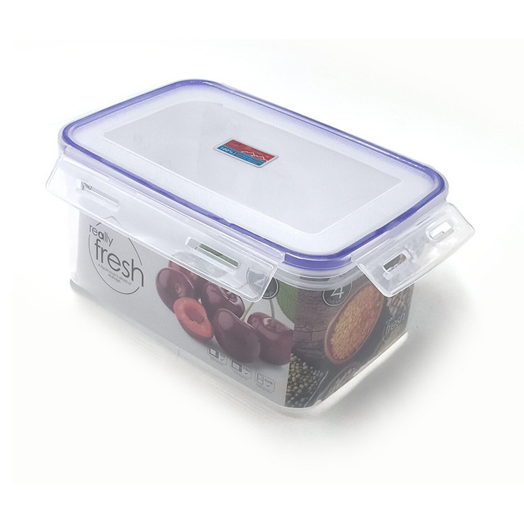 BPA-Free Customizable Airtight Transparent Food Grade Microwable Plastic Food Storage Container Kitchen accessories food box