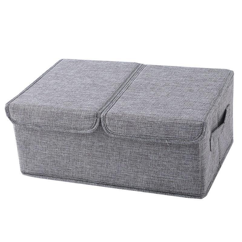 Adjustable Clothes Organizer Separated Linen Material Under Bed Storage Clothing Storage Bag