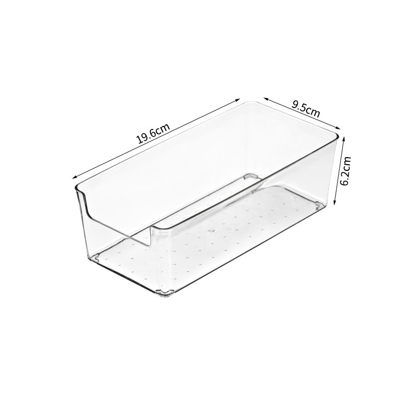 Desk Drawer Organizers Storage Box Jewelry Makeup Organizer for Cosmetic Closet Organizer Transparent PET Multifunction Modern