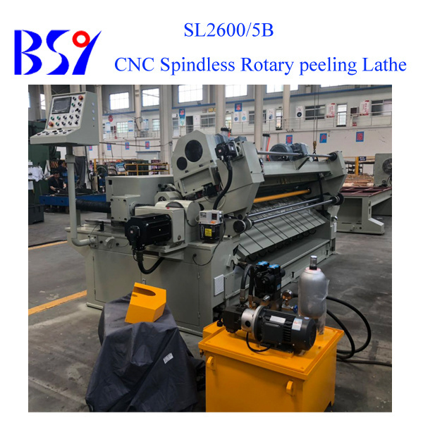 BSY High Speed wood based panels machinery spindless rotary veneer peeling machine