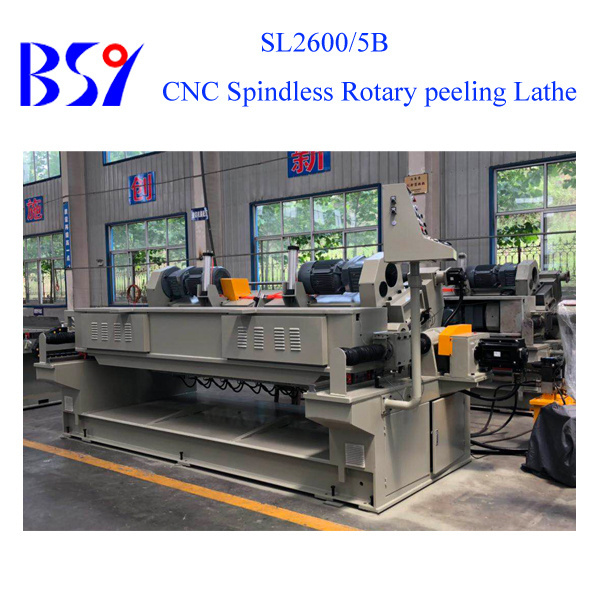 BSY High Speed wood based panels machinery spindless rotary veneer peeling machine