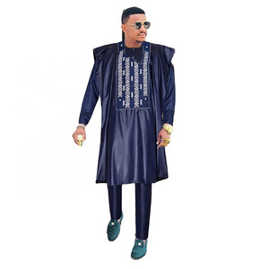 ARTTY Wholesale African Men Clothing Long Sleeve African Men Clothing Suits For Weddings Latest Bazin Fabrics