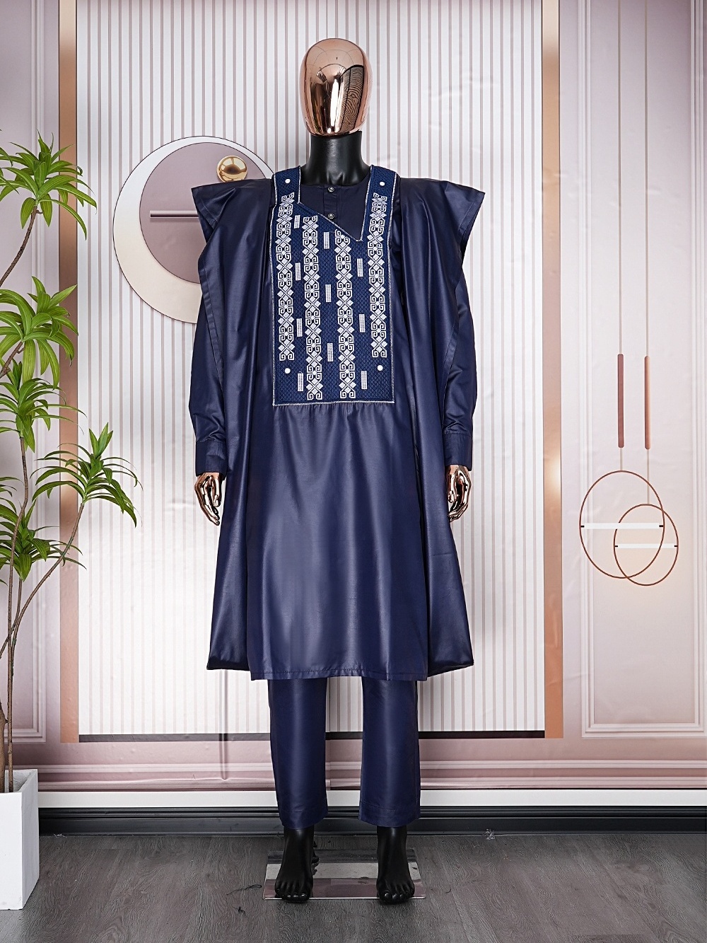 ARTTY Wholesale African Men Clothing Long Sleeve African Men Clothing Suits For Weddings Latest Bazin Fabrics