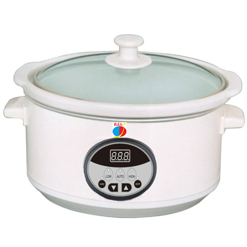 Oval Round shaped Programmable Mini Slow Cooker with Crock Pot big slow cooker liners 1.5QT 4.5QT 6.5QT