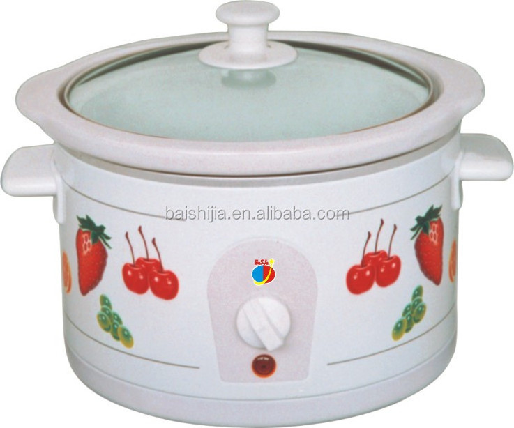 1.5L 3.5L Eco-friendly Electric Ceramic pot electric mini multi cooker Stew pot Slow Cooker 4.5L 6.0L