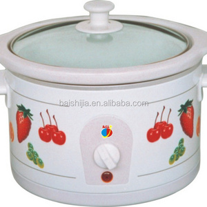 1.5L 3.5L Eco-friendly Electric Ceramic pot electric mini multi cooker Stew pot Slow Cooker 4.5L 6.0L