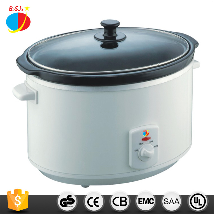 Stainless steel Multi slow cooker with oval shape