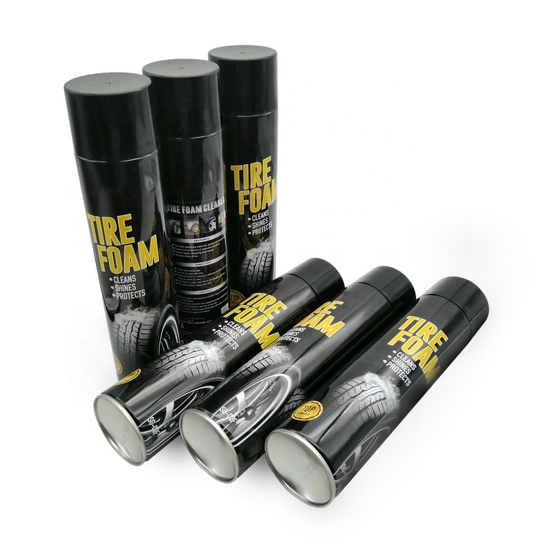 Tire polish tire shine spray