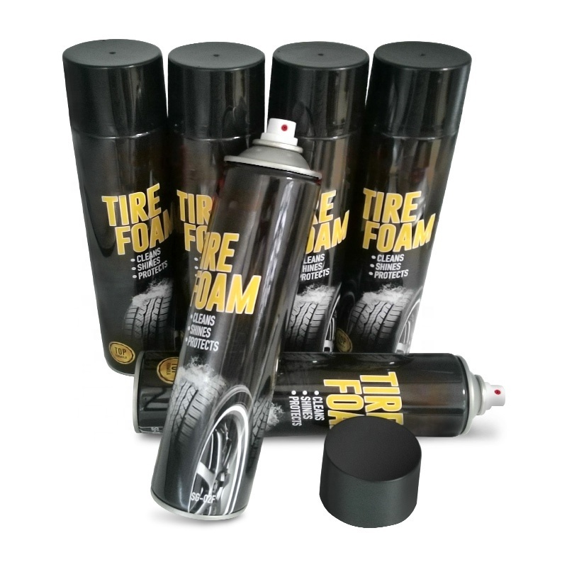 Tire polish tire shine spray