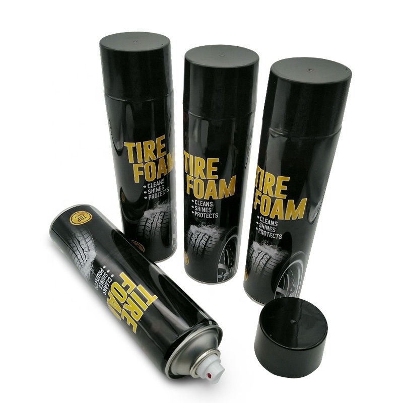 Tire polish tire shine spray