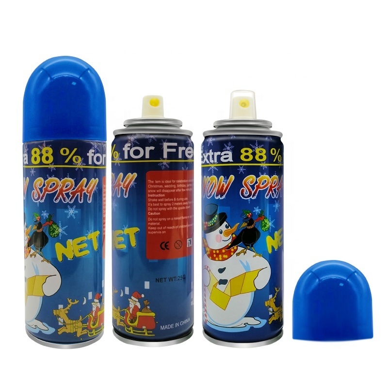 eco-friendly party snow flake canned snow spray