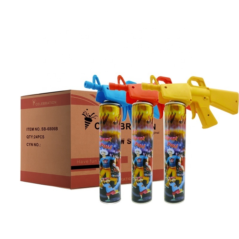 540ml Trigger carnival gun party foam snow spray for festival and party