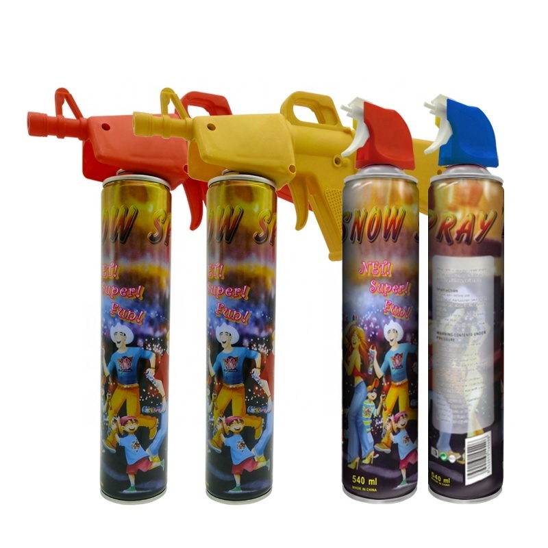 540ml Trigger carnival gun party foam snow spray for festival and party