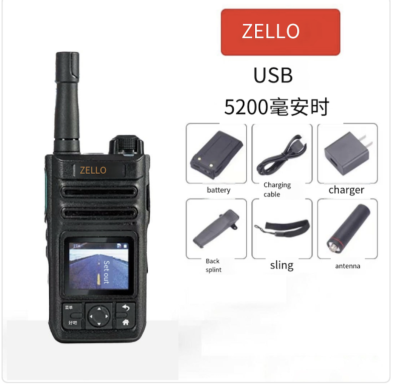 ZELLO PTT GSM POC Global Mobile Phone Radio 100 5000 KM 1000 Mile Range Group Call Zello 4G Walkie Talkie with SIM Card