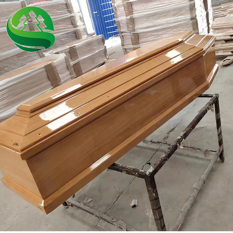 Luxury new design cheap wooden coffin european style coffin funeral casket