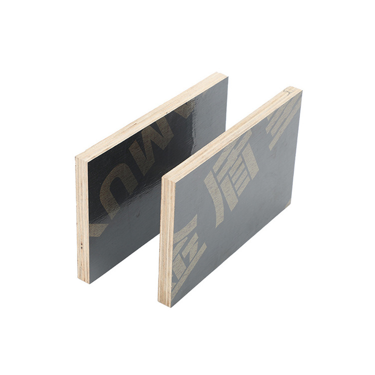 4x8 feet 12mm 15mm 18mm 21mm poplar core plywood board sheet  black film faced marine plywood for concrete formwork