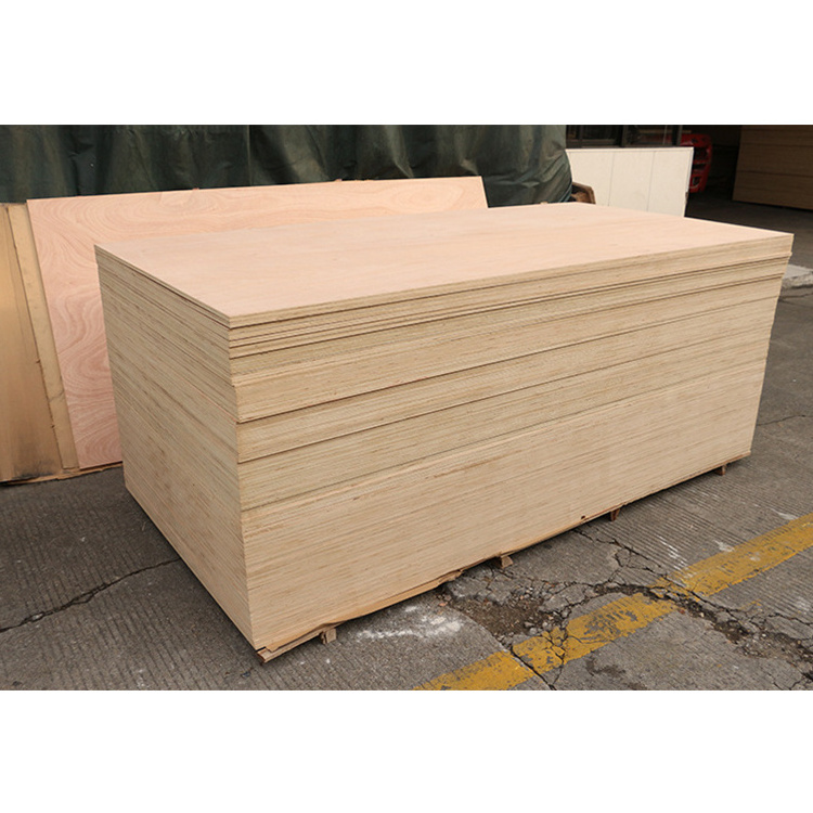 Wholesale 4x8 18mm waterproof plywood panels commercial hardwood okoume marine plywood sheet