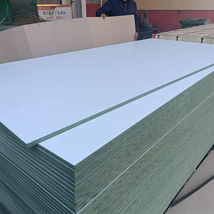 Mdf manufacturers 12mm 18mm 3mm 9mm mdf wood plate panels melamine moisture resistant green mdf