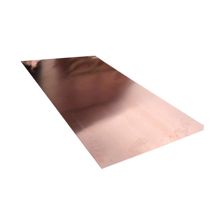 Factory price polished surface pure 99.9% thickness 1mm 4x8 red copper sheets