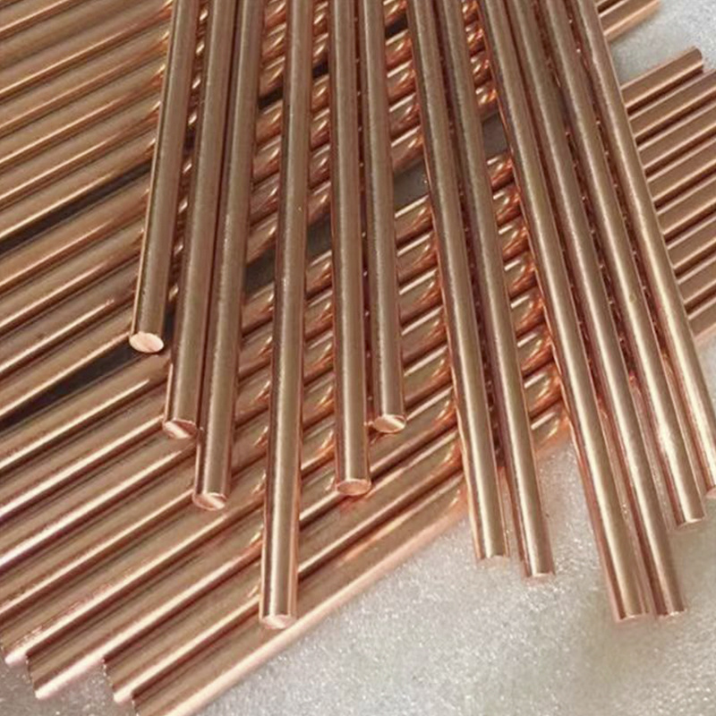 China factory 99.9% pure round copper rod 10mm c10100 c1100 T1 T2 T3 copper bar price per kg