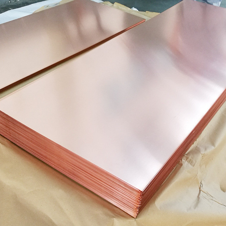 Factory price polished surface pure 99.9% thickness 1mm 4x8 red copper sheets