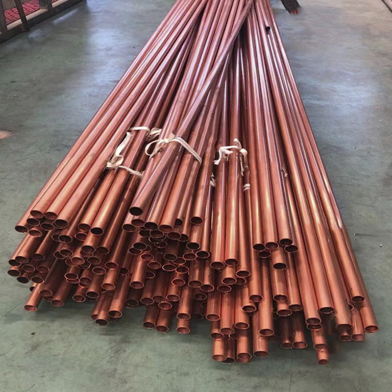 Factory sales flexible seamless round shape 12 inch heat insulated copper tubing/copper tube/copper pipe