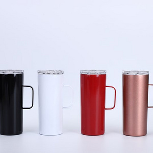 Tea Coffee Thermos With Handgrip Vacuum Flask Insulated Stainless Steel Water Bottle Business Gifts Metal Customized