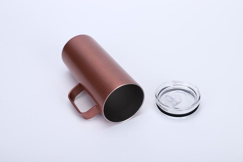 Tea Coffee Thermos With Handgrip Vacuum Flask Insulated Stainless Steel Water Bottle Business Gifts Metal Customized