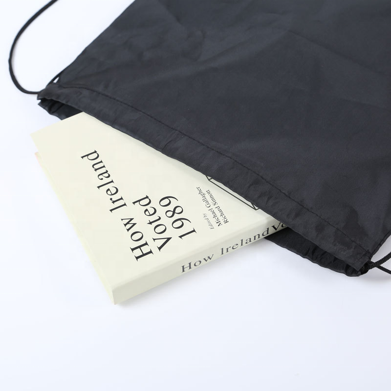 Promotional Custom Polyester Shopping Pouch Drawstring Gift Backpack Shoe Dust Bags