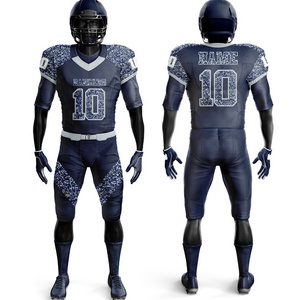 youth new designs sublimation camo american football uniform