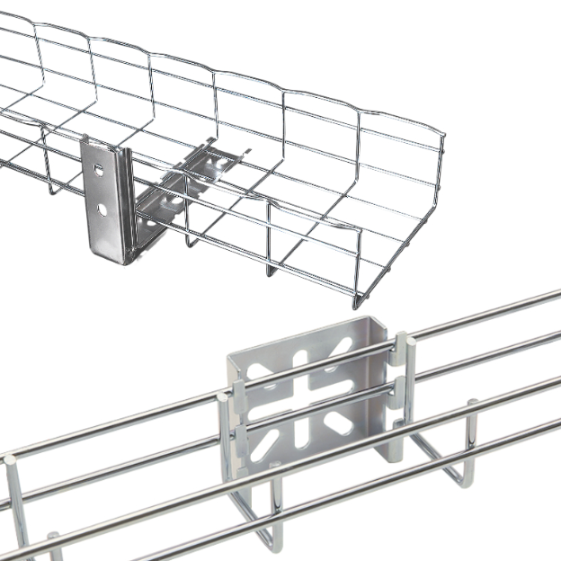 Racks Wire Mesh Basket Metal hot dip galvanized Stainless steel Cable Trays With Cover