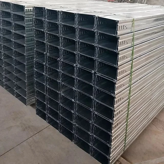 Fireproof Steel Cable Tray And Plastic Sprayed Tray Type Trough Cable Metal Trunking