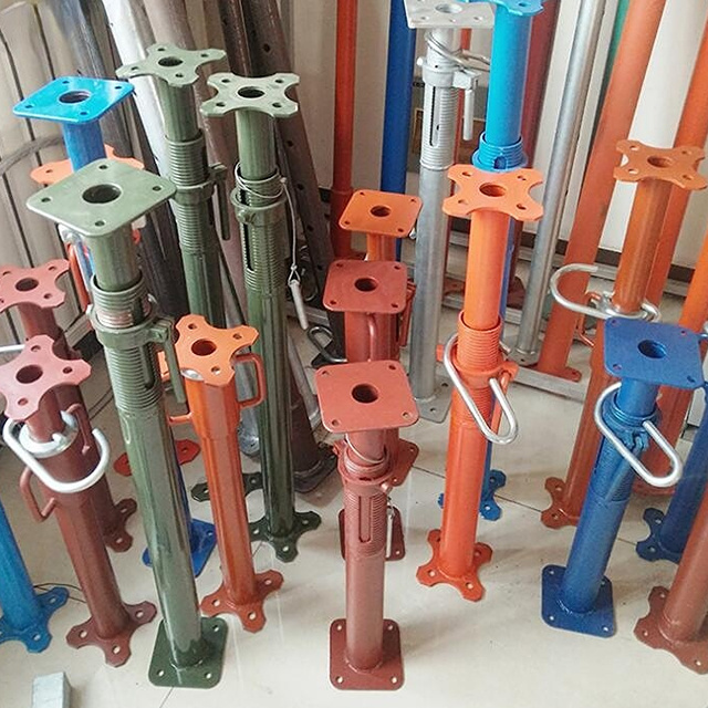 Formwork steel prop adjust scaffold shoring post steel prop adjust telescopic scaffolding acrow steel prop