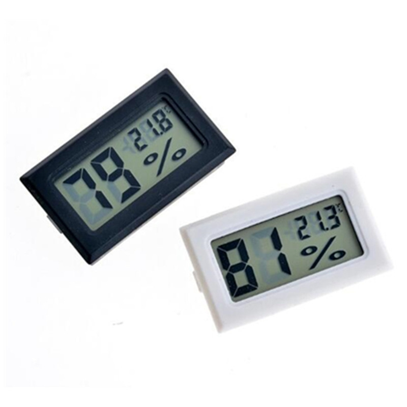 Factory Wholesale temperature humidity Meter embedded mini electronic digital display pet wireless Thermometer Hygrometer