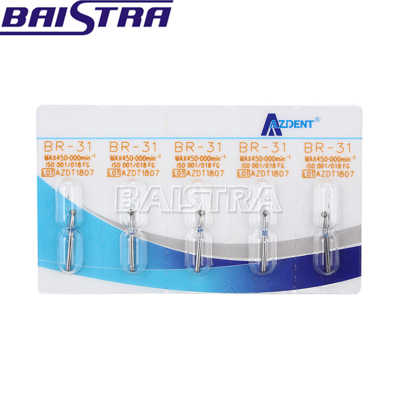 AZDENT Wholesale Dental Orthodontic Drill High Speed Burs with Diamond Head