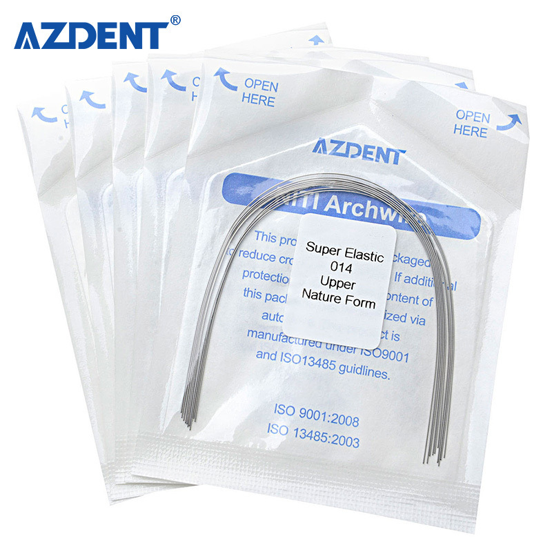 Dental products Super Elastic Niti round natural form orthodontic arch wire