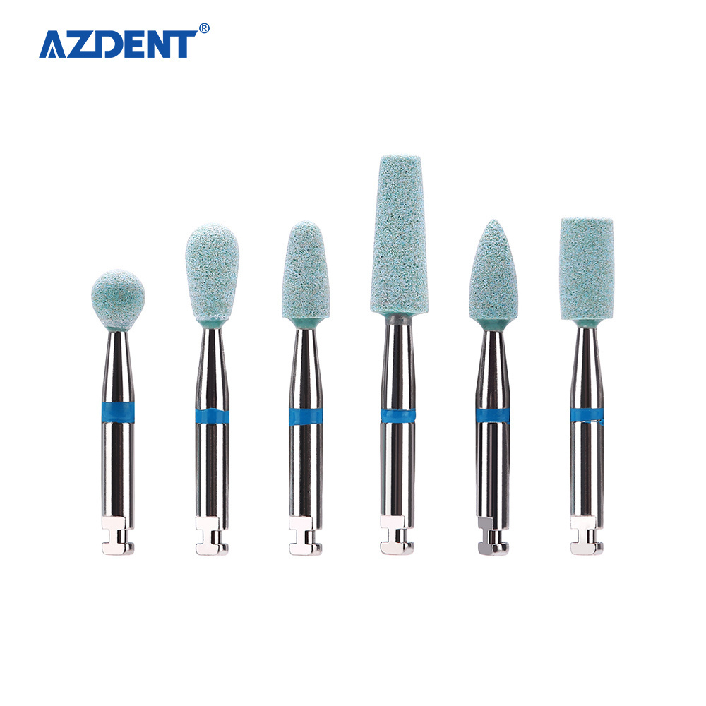 AZDENT dental instruments ceramic diamond polishing burs dental grinders