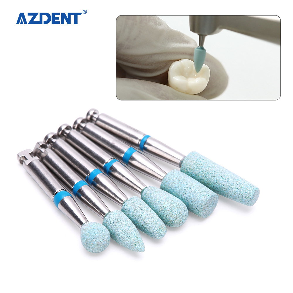 AZDENT dental instruments ceramic diamond polishing burs dental grinders