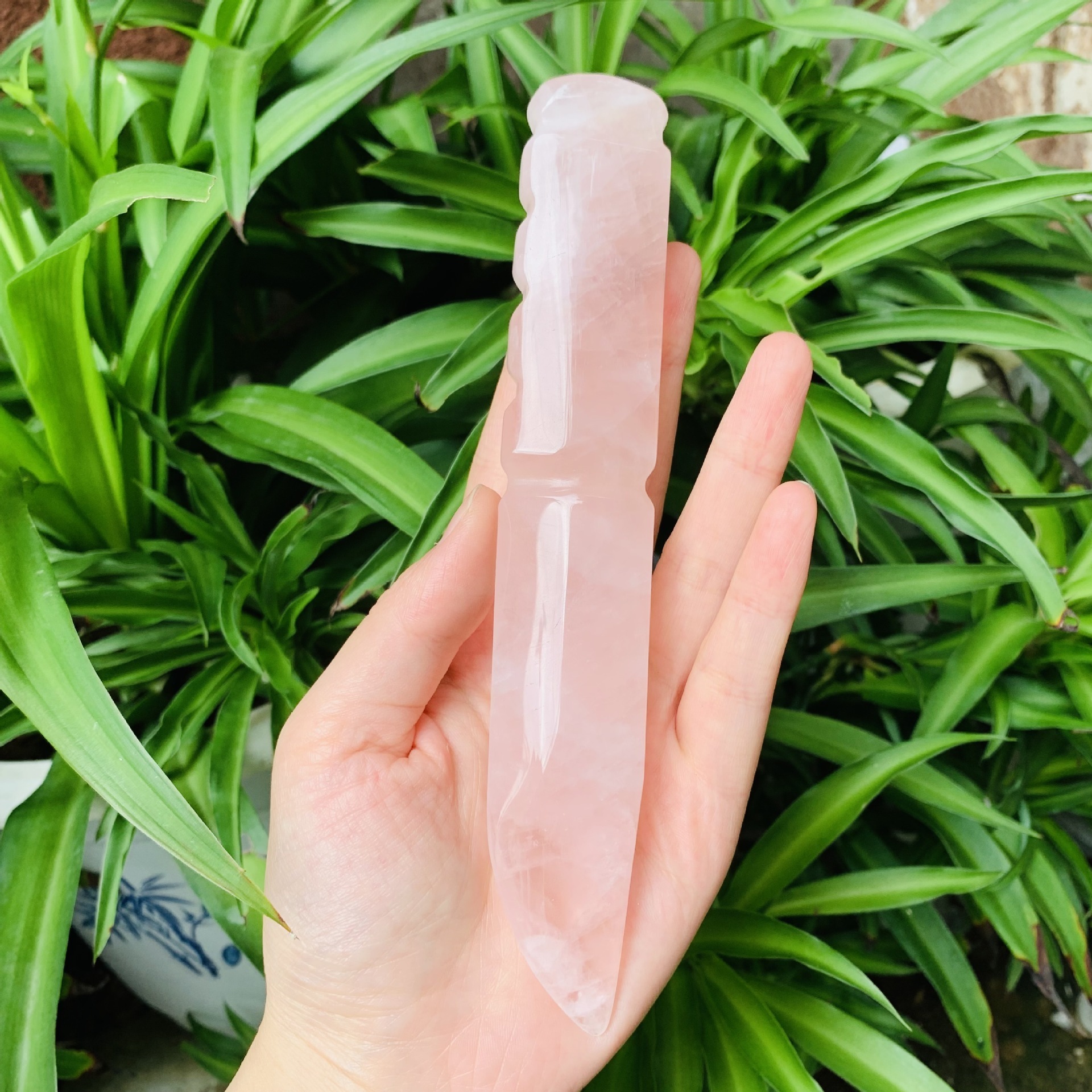 Wholesale Crystal knife Natural rose quartz dagger crystal