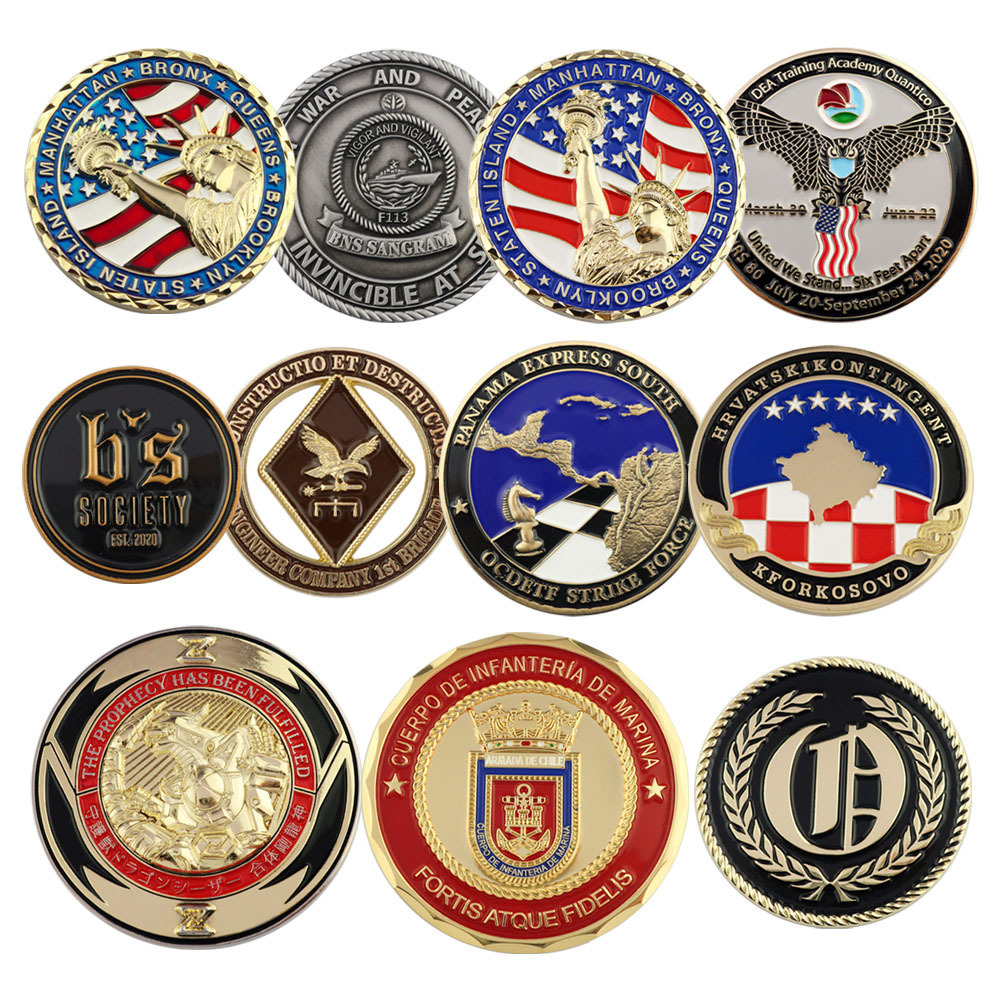 Customizing various metal commemorative coins gold and silver coins anniversary celebration gifts class reunion medals